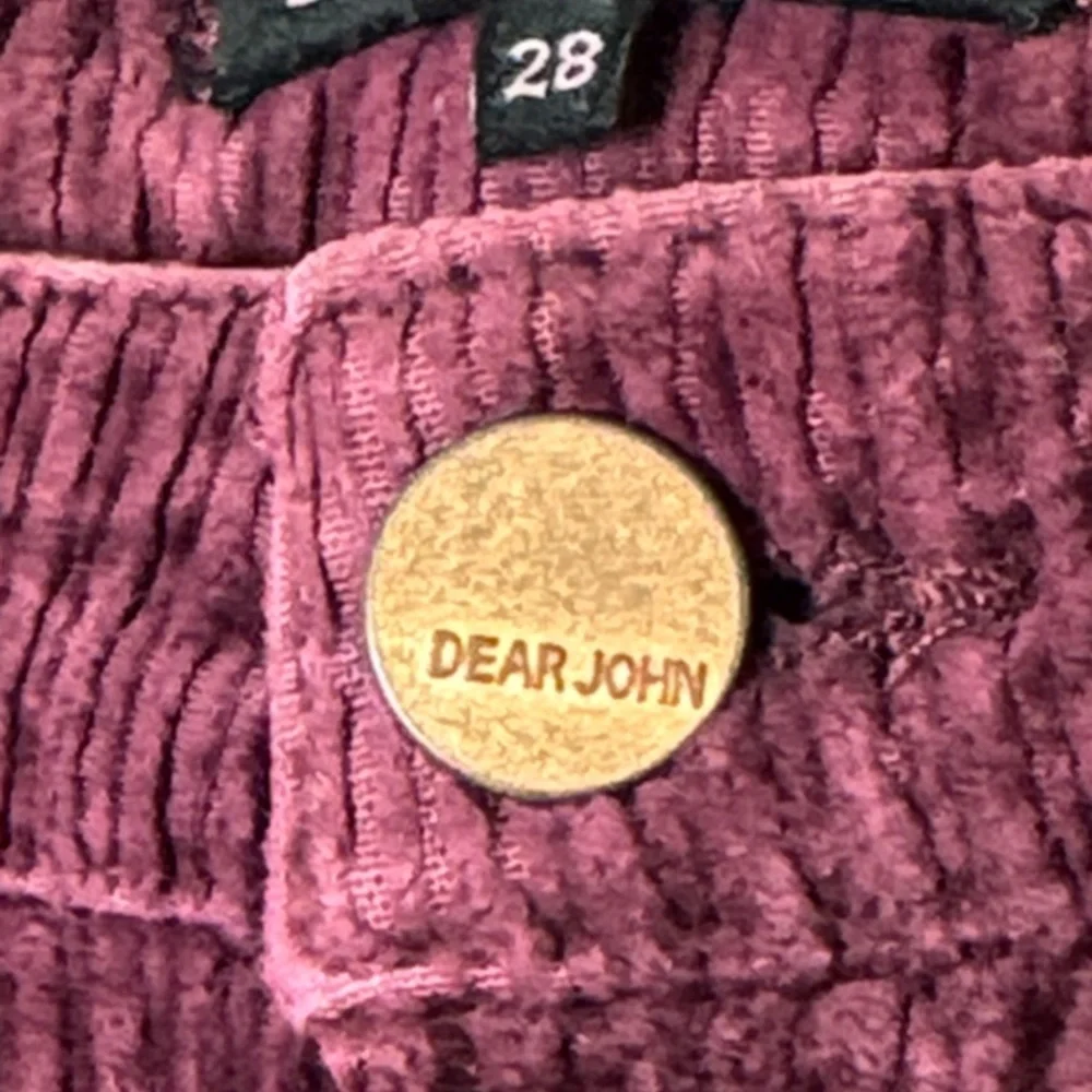 Dear John Burgundy Corduroy A-Line Skirt - Picture 4 of 6